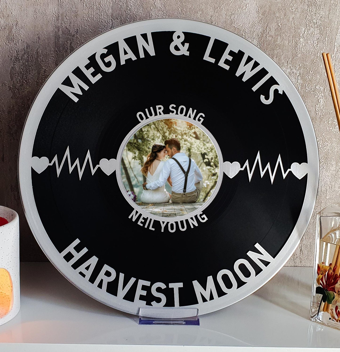 Personalised wedding song Vinyl Record – Celebrate Your Special Song, Perfect Wedding or Anniversary Gift