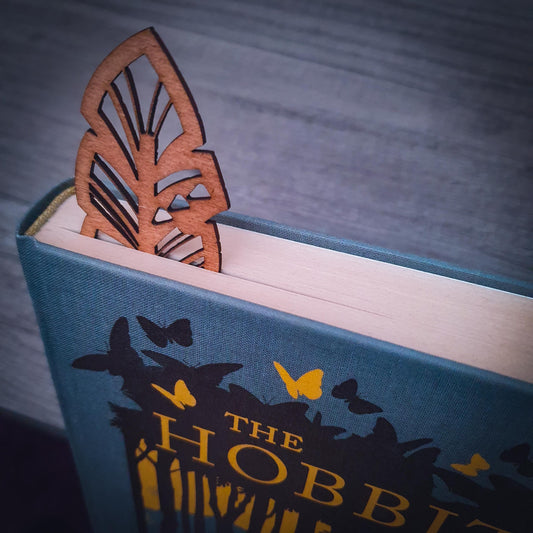 Set of 3 Feather Bookmarks – Laser Cut Wooden Bookmark Gift Set | Nature-Inspired Reading Gift