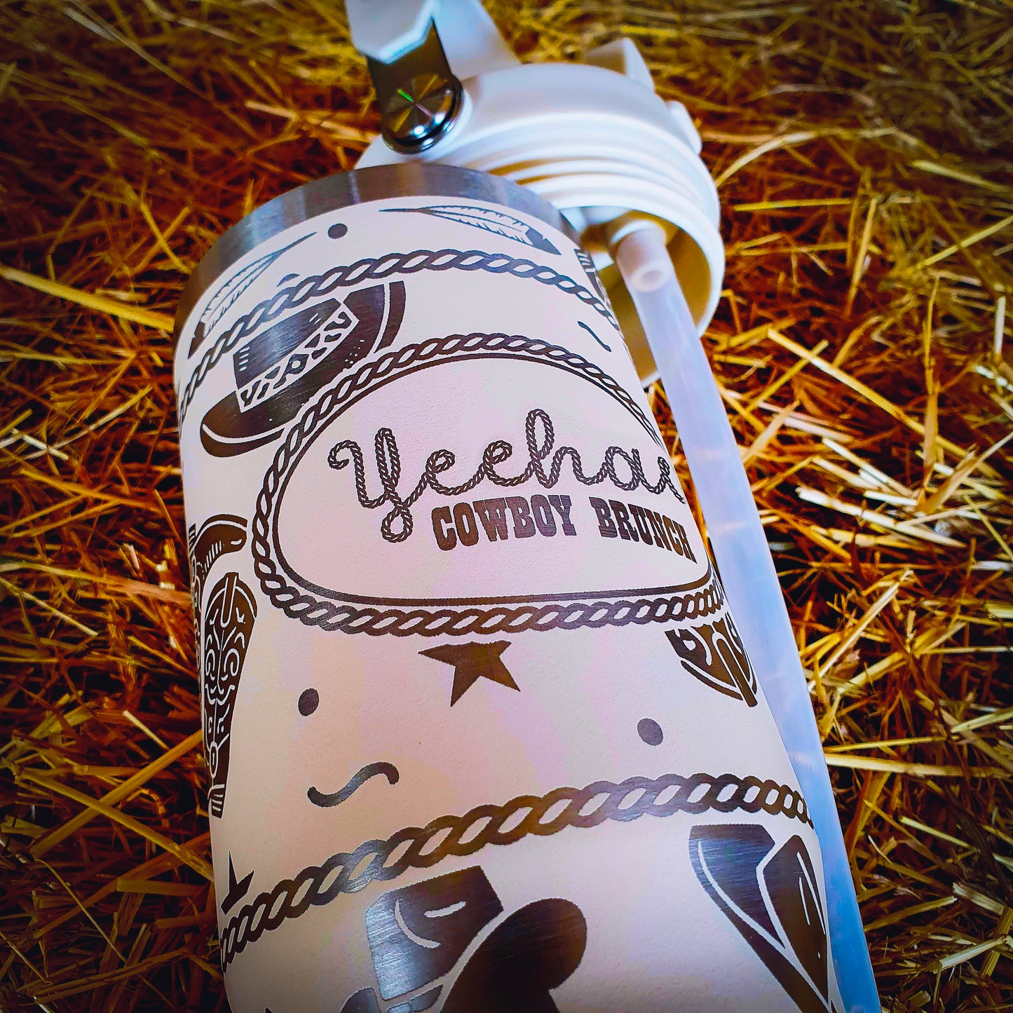 Yeehaw Cowboy Brunch Tumbler