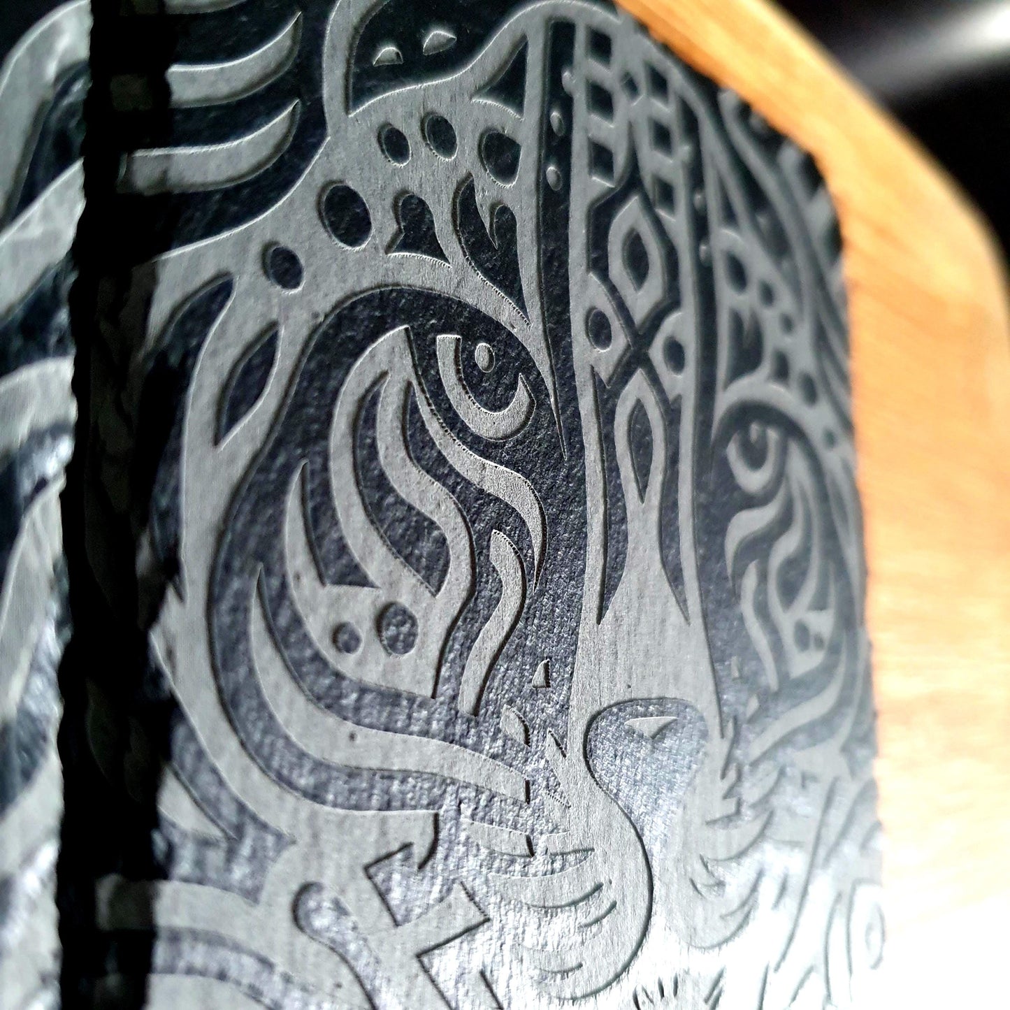 Safari coasters, laser engraved | Deep Engraved Tribal Animal Designs