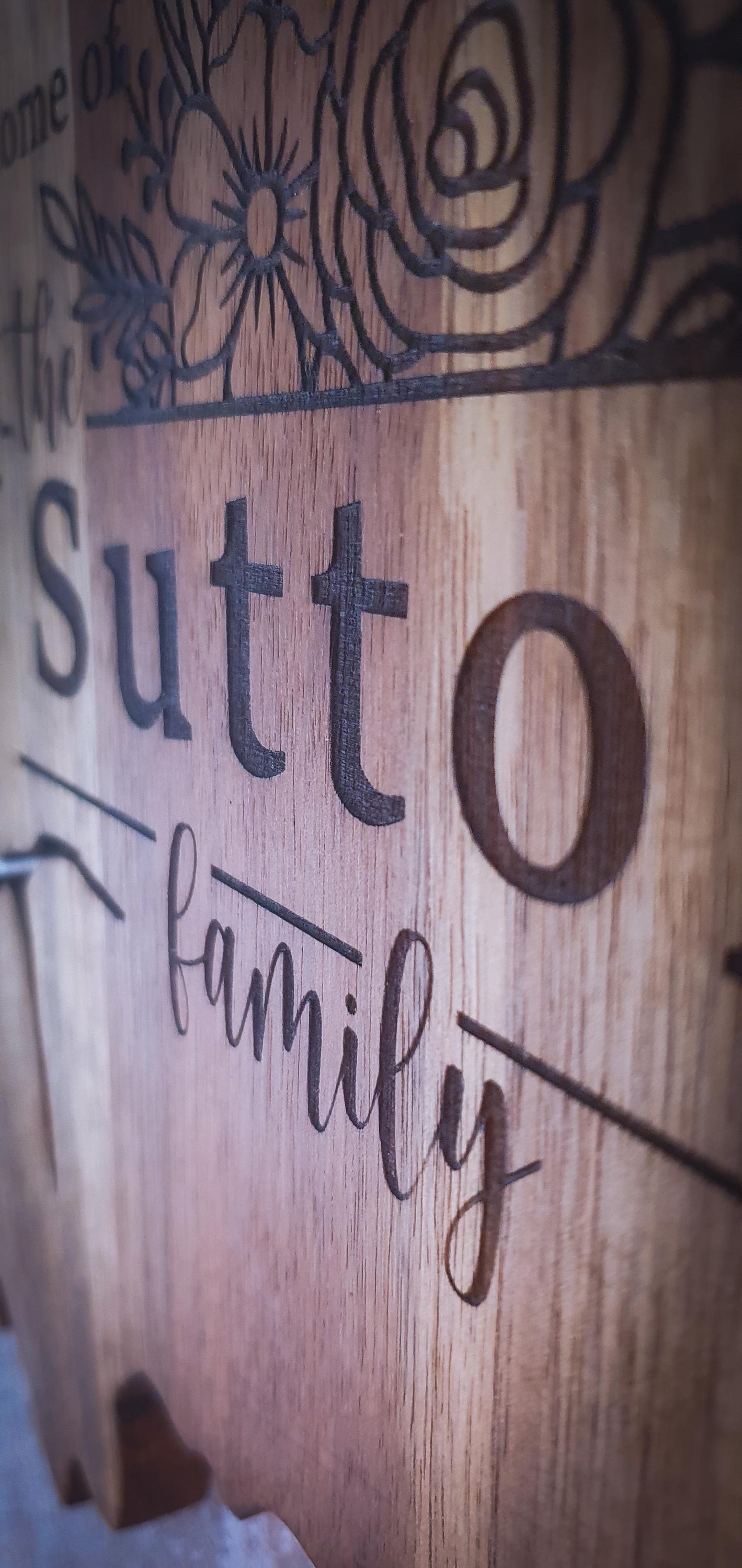 Personalised County Serving Board | In the shape of your home County  Acacia Engraved Home Décor | Housewarming Gift UK