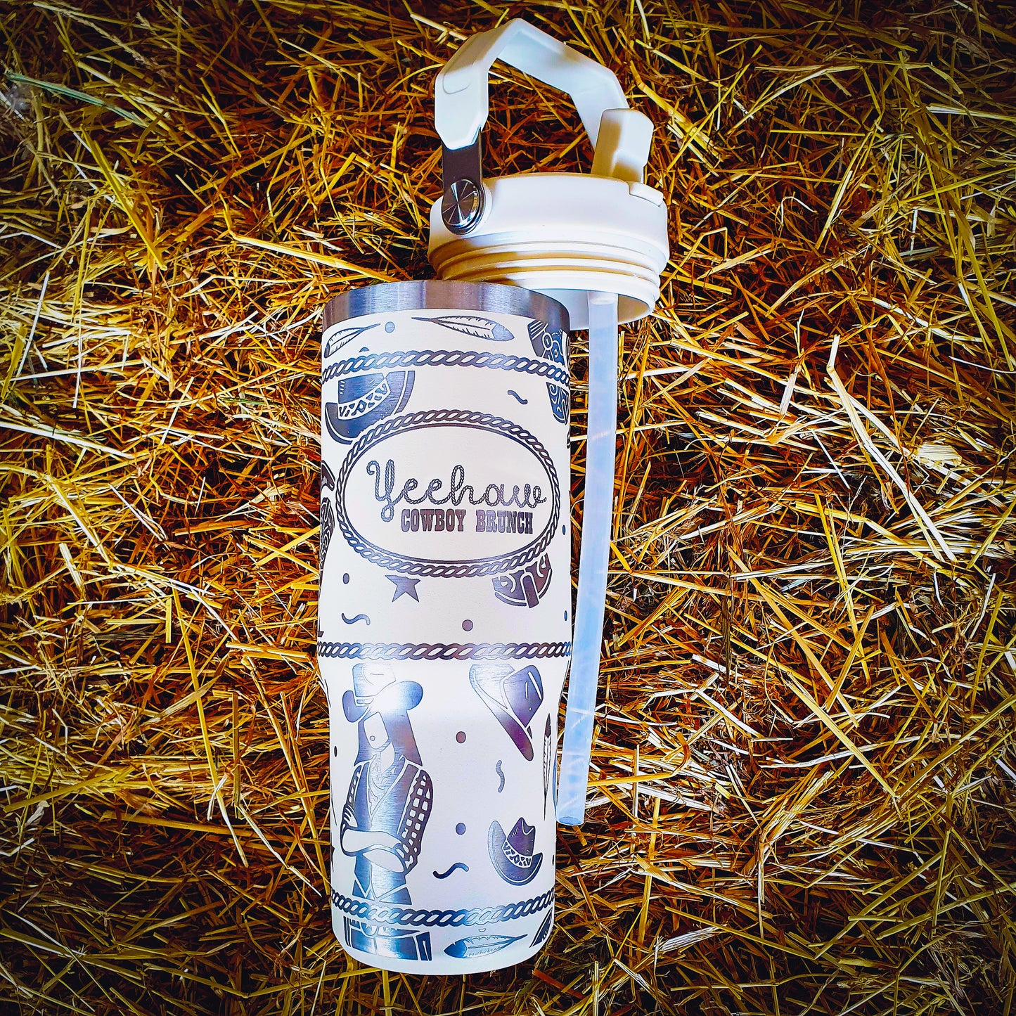 Yeehaw Cowboy Brunch Tumbler