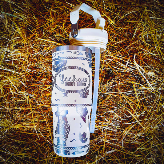 Yeehaw Cowboy Brunch Tumbler